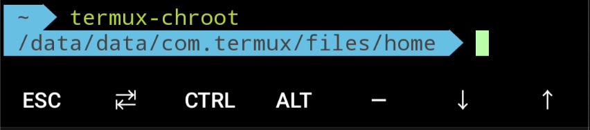termux-chroot